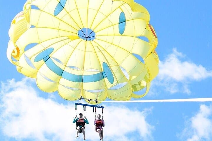 Sky-High Parasailing and Coral Snorkel Tour from Cancun photo 3