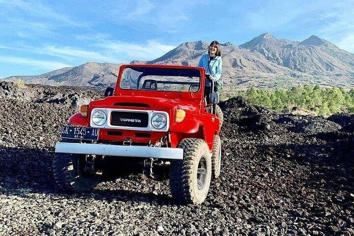 Jeep Sunrise on Mount Batur: Black Lava Fields & Natural Hot Springs photo 2