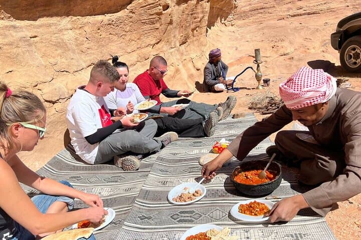 Wadi Rum Private Jeep and Wild Camping: Full-Day 4x4 Adventure and Starry Overnight photo 3