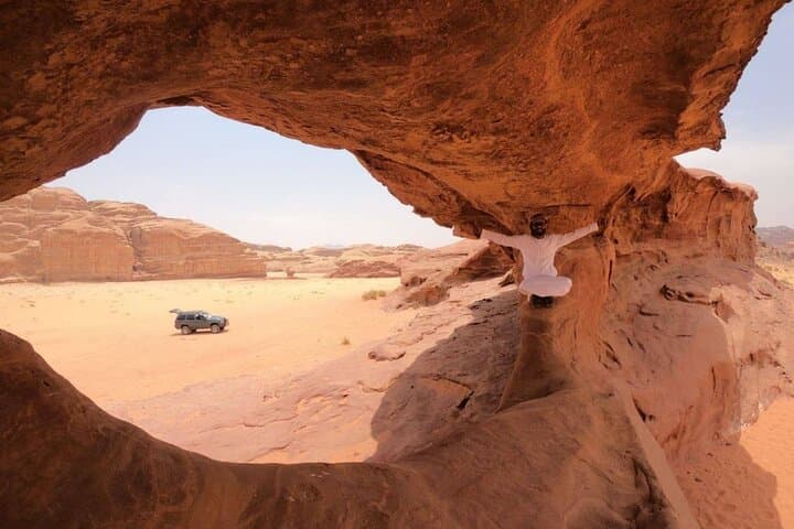 Wadi Rum Private Jeep and Wild Camping: Full-Day 4x4 Adventure and Starry Overnight photo 6