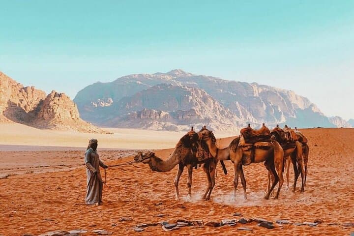 Wadi Rum Full-Day Jeep Tour with Bedouin Overnight — Sandboarding, Burdah Bridge & Sunset photo 3