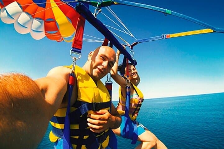 Sky-High Parasailing and Coral Snorkel Tour from Cancun photo 2