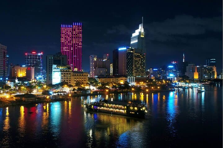 Saigon Jeep City Tour and Musical Dinner Cruise on the Saigon River