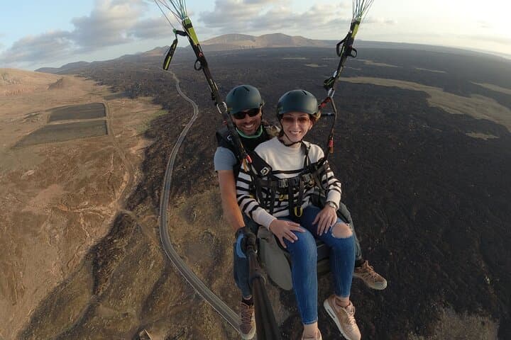 Discovery Flight: Tandem Paragliding Over Lanzarote's Lava Fields and Atlantic photo 2