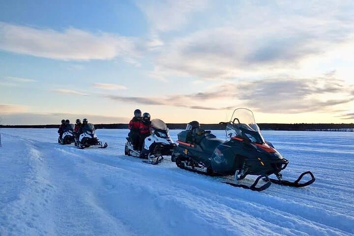Snowmobile and Ice Fishing Experience in Rovaniemi, Lapland photo 6