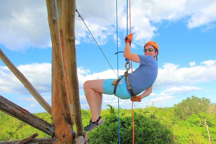 Tulum All-in-One Day: Ruins, Jungle Zipline, Rappel & Cenote Snorkel photo 1