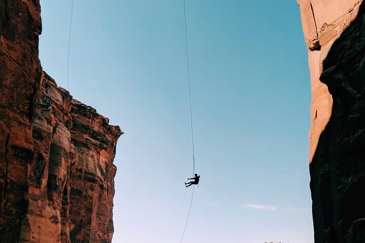 Moab Rope Swing: 400-Foot Cliff Jump & 4x4 Backcountry Ride