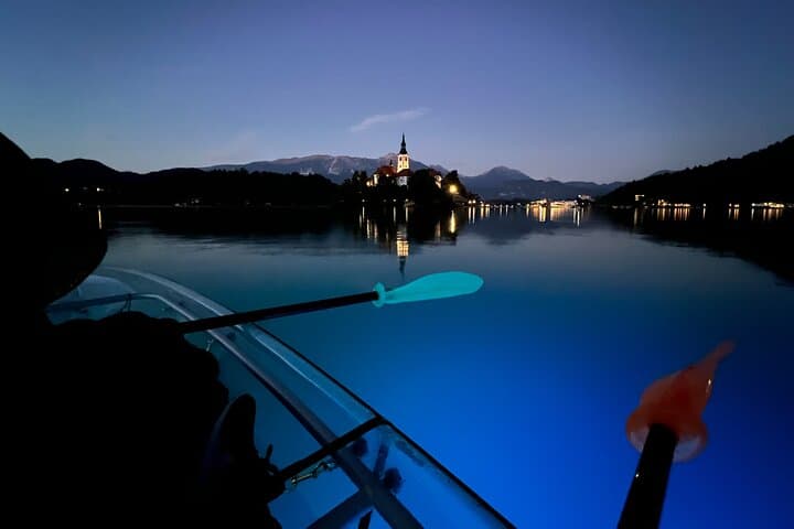 Clear Kayak Tour on Lake Bled — Guided Transparent Kayaking Experience photo 2