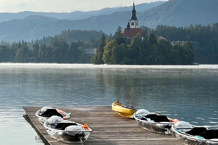 Clear Kayak Tour on Lake Bled — Guided Transparent Kayaking Experience photo 6