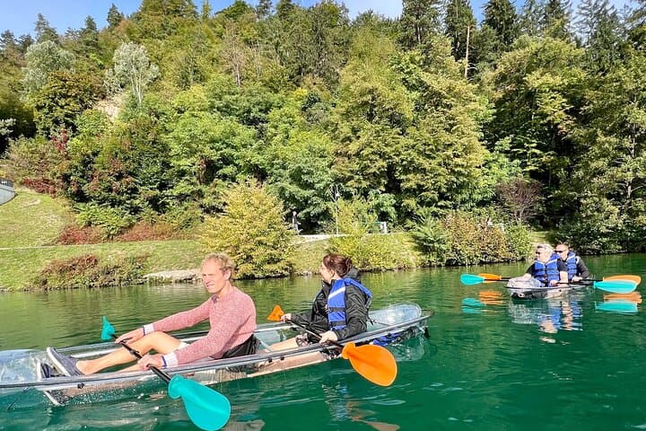 Clear Kayak Tour on Lake Bled — Guided Transparent Kayaking Experience photo 3