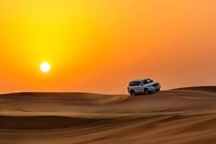 Doha Desert Safari: Sunset Camel Ride & Inland Sea Escape