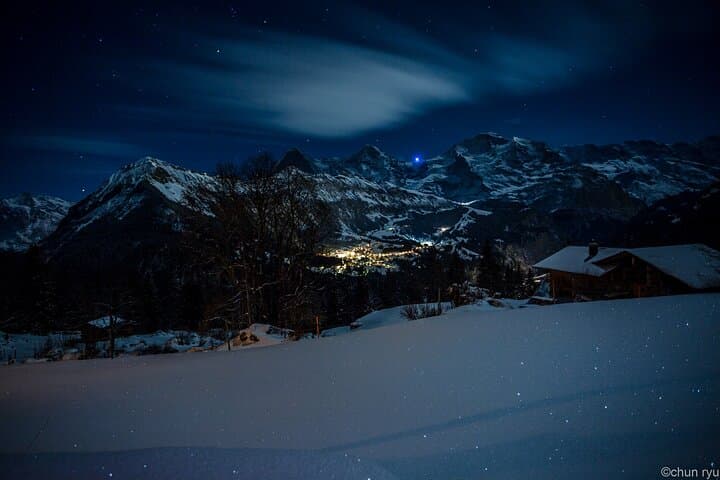 Night Sledding from Interlaken: Moonlit Sled Ride Through Forests & Frozen Waterfalls photo 2