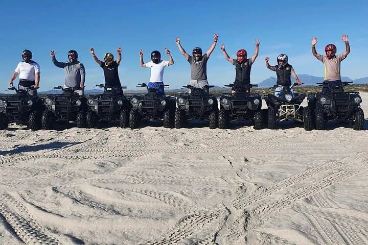 Quad Biking the Atlantis Dunes: Cape Town Sand Adventure with Table Mountain Views