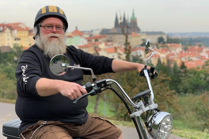 Prague e-Scooter & Trike Tour — Castle Viewpoints and Charles Bridge photo 2
