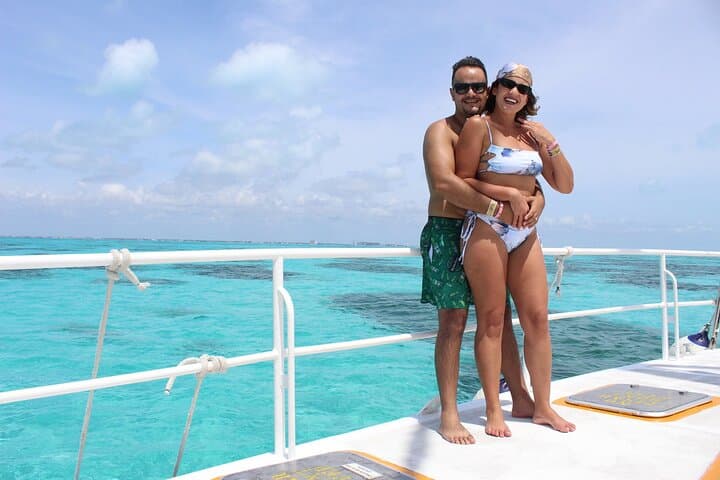 Sail to Isla Mujeres: Catamaran Day Trip with Open Bar from Cancun photo 4