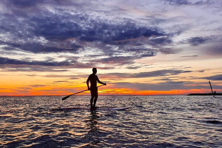 Miami Beach Glow: Illuminated Sunset Paddleboard Tour photo 3