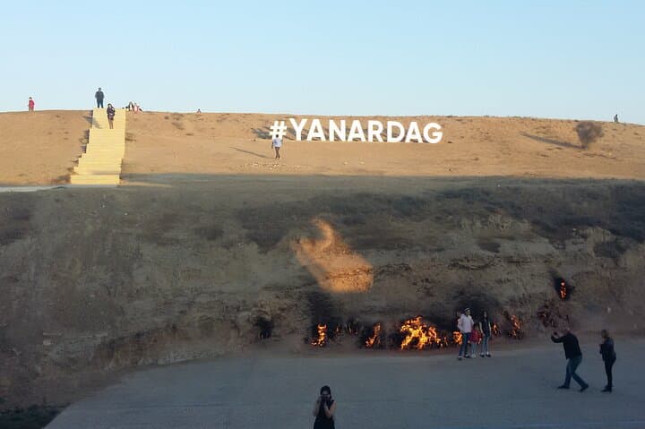 Gobustan Mud Volcanoes & Fire Mountain Private Tour from Baku