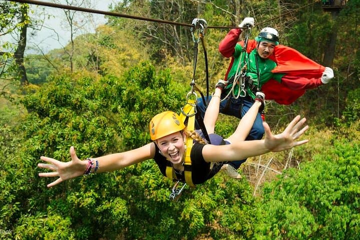 Chiang Mai Full-Day Adventure: Zipline, ATV, Rafting & Sticky Waterfall photo 3