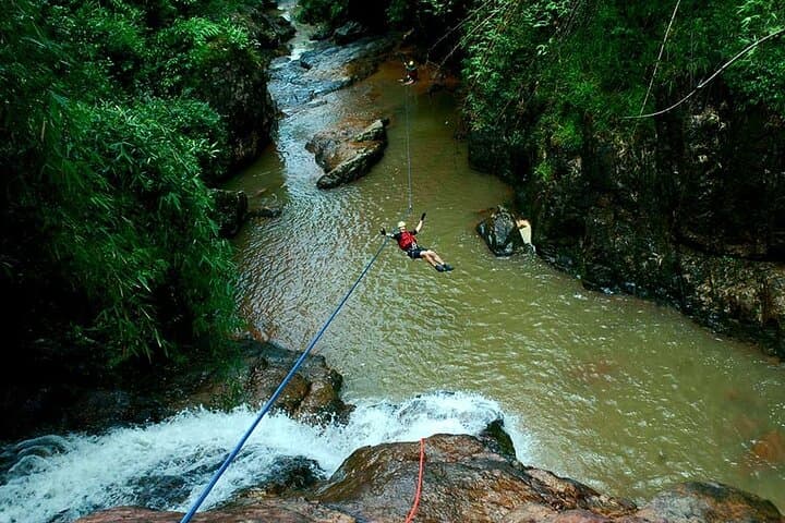 Da Lat Canyoning: Full-Day Waterfall Abseiling and Water Slides with Lunch photo 2