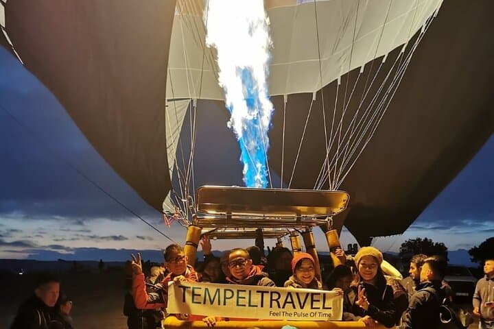 Sunrise Hot Air Balloon Over Cappadocia's Fairy Chimneys with Champagne Breakfast