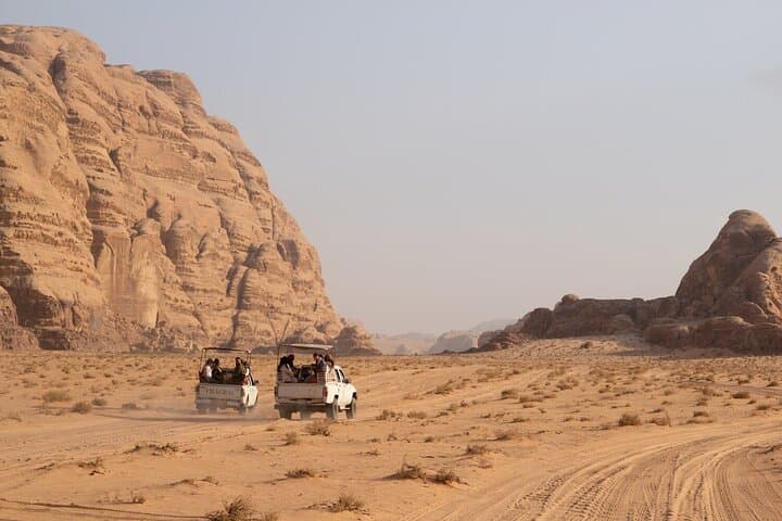 Wadi Rum Half-Day Jeep Tour: Red Dunes, Canyons & Lawrence's Spring photo 2