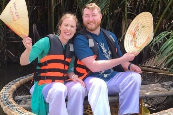 Hoi An Basket Boat Tour: Cam Thanh Water Coconut Forest and Crab Fishing