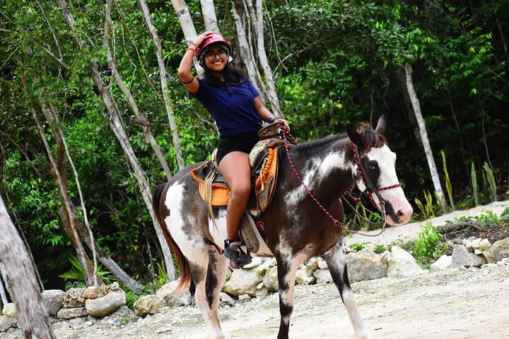 Riviera Maya Jungle Combo: ATVs, Ziplines, Horseback & Cenote Swim from Cancún photo 1