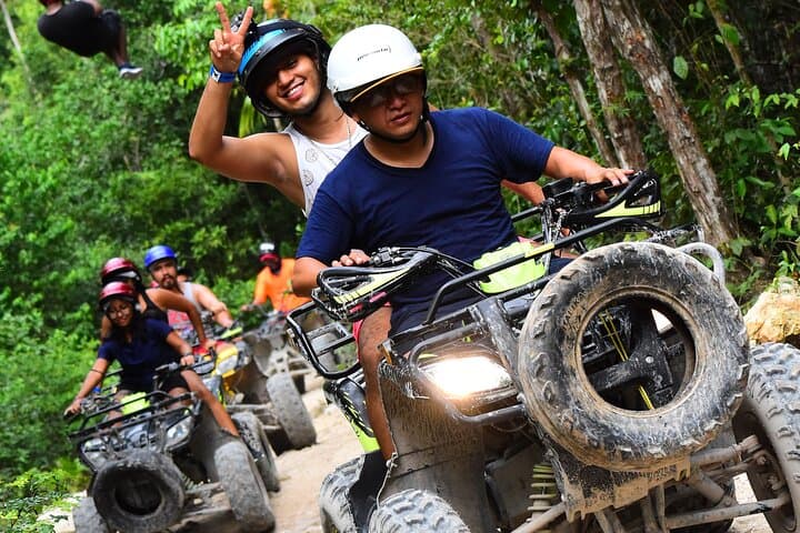 Riviera Maya Adrenaline Combo: ATV, Zipline & Cenote from Cancún photo 2