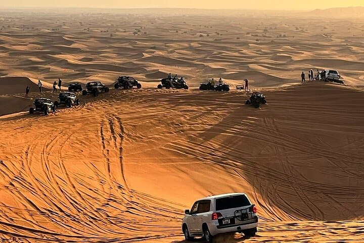 Dubai Desert Safari: Dune Bashing, Camel Ride & BBQ Evening in the Red Sands