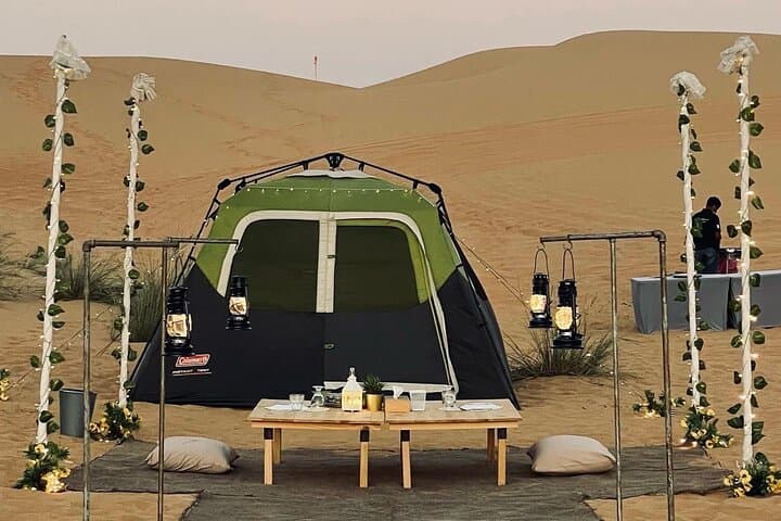 Private Desert Camping Near Dubai: Overnight Dune Drive & Starry Sky