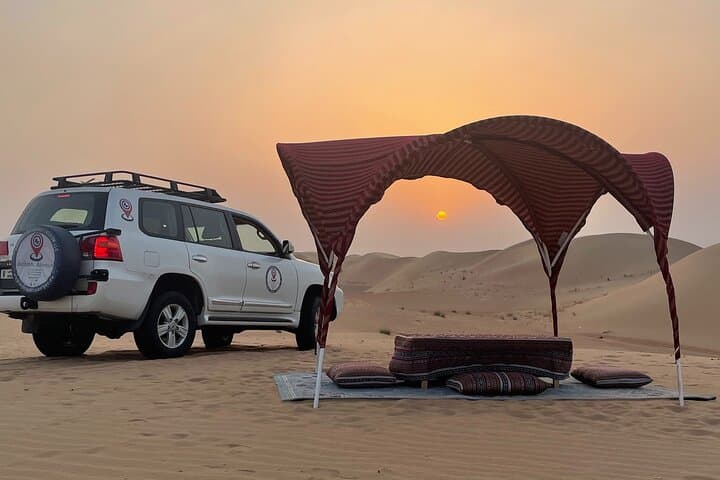 Private Dubai Desert BBQ: Sunset Dune Drive & Exclusive Camp Dinner photo 5