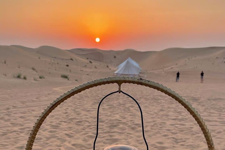 Arabian Desert Glamping: Overnight Private Camp, Dune Drive & BBQ from Dubai photo 3