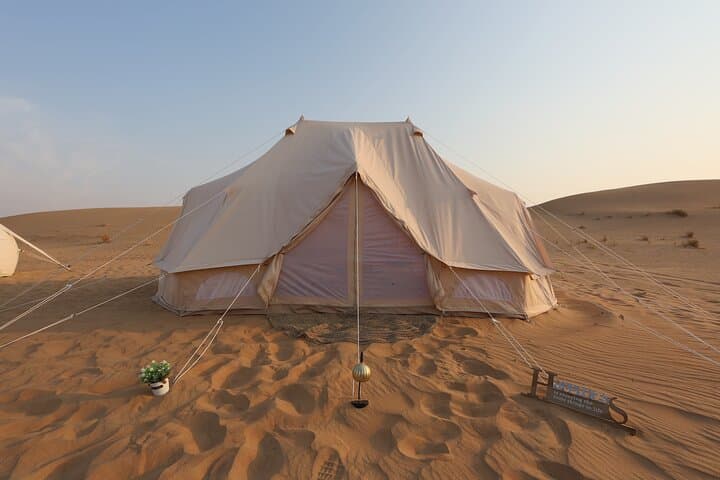 Arabian Desert Glamping: Overnight Private Camp, Dune Drive & BBQ from Dubai photo 4
