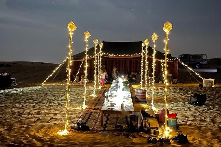 Dubai Desert Safari & BBQ Dinner: Dune Bashing, Camel Rides and Bedouin Camp Experience