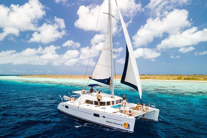 Bonaire Catamaran Snorkel & BBQ Sail — Guided Snorkel, Open Bar & Grill Lunch photo 1