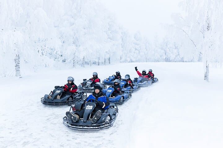 Arctic Ice Karting in Rovaniemi: High-Speed 500m Ice Track Experience photo 3