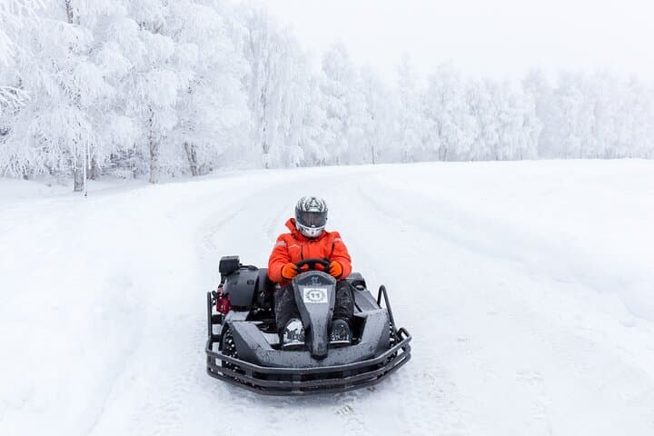 Arctic Ice Karting in Rovaniemi: High-Speed 500m Ice Track Experience photo 4
