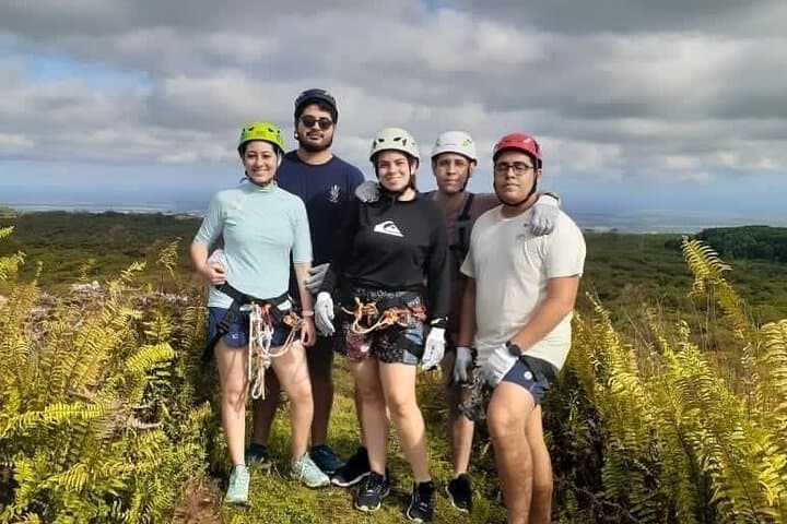 Rappel into the Triplets Volcano Crater on Isabela Island photo 4
