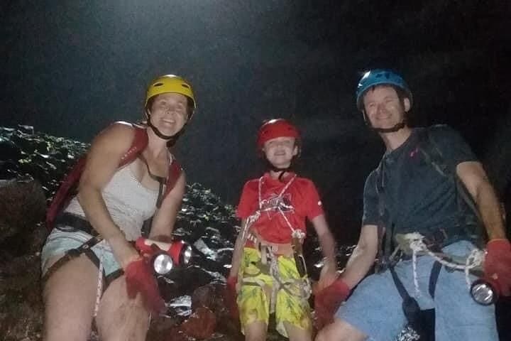 Rappel into the Triplets Volcano Crater on Isabela Island photo 6