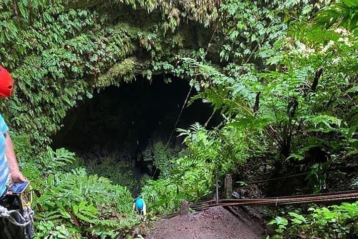 Rappel into the Triplets Volcano Crater on Isabela Island photo 5