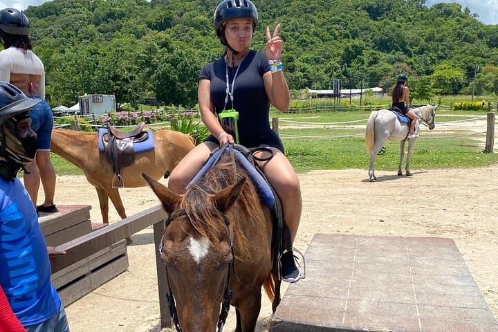 Great River Bamboo Rafting and Caribbean Horseback Ride from Montego Bay photo 2