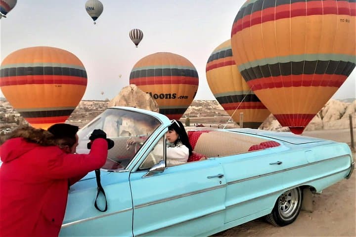 Classic Car Photo Tour in Cappadocia: Sunrise & Sunset Valley Panoramas photo 1