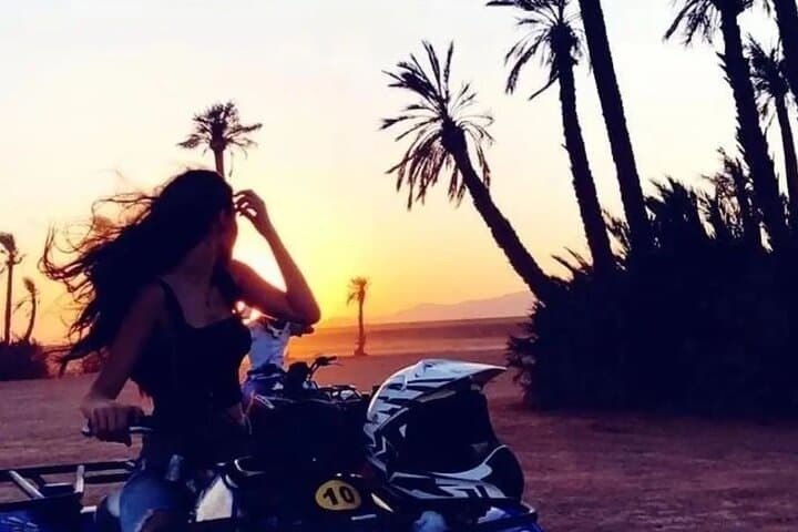 Private Quad Ride in Marrakech Palm Grove: Dunes, Berber Villages & Oasis Tea