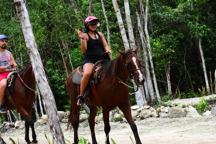 Playa del Carmen Jungle Combo: ATV, Zipline, Horseback & Cenote Adventure photo 1