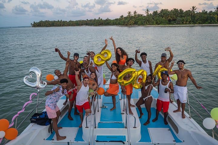 Private Catamaran to Bibijagua Beach: Snorkel, Natural Pool & Dolphin Views photo 3