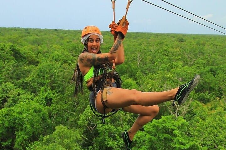 Riviera Maya Zipline, Cenote Snorkel & Shared ATV Combo — Full-Day Adventure photo 4