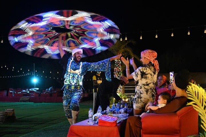 Dubai Private 4x4 Desert Safari with BBQ Buffet, Dune Bashing & Live Shows photo 5