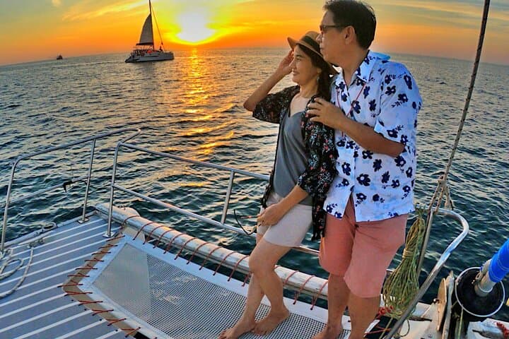 Private Sunset Catamaran Cruise in Mauritius: Sundowners, Snorkel & Dinner photo 3