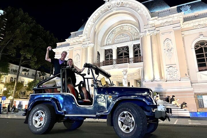 Saigon by Night: Private Jeep City Tour with Skybar Drink photo 5