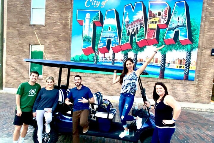 Explore Tampa’s Highlights on a Deluxe Street Legal Golf Cart Tour